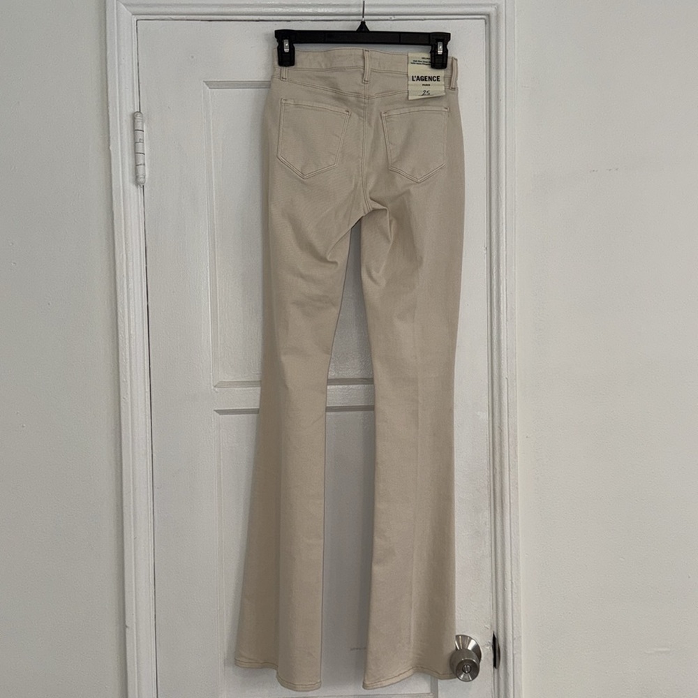 L’AGENCE SELMA IVORY DENIM SIZE 25 NWT!